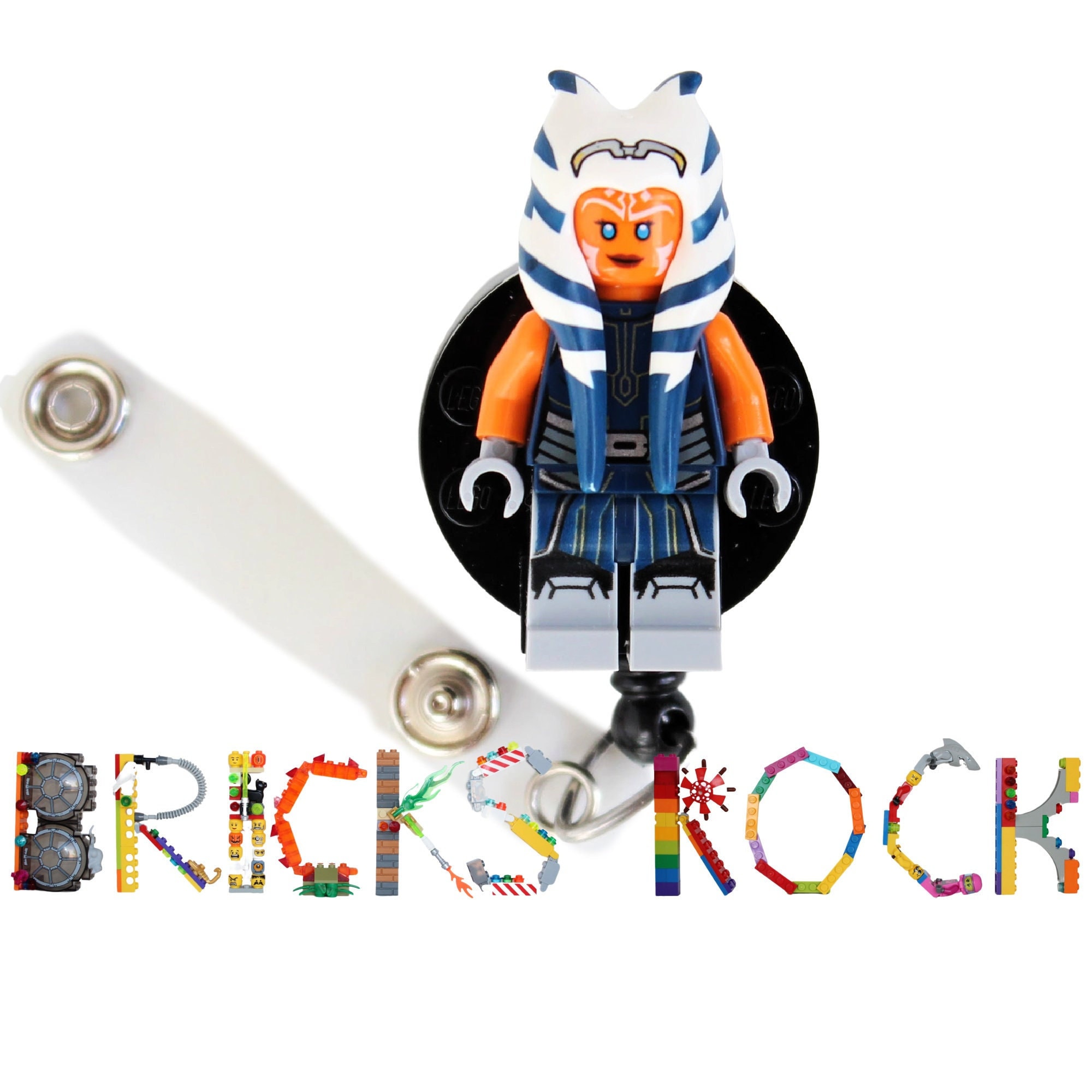 Ahsoka™ Badge Reel Made With LEGO® Minifigure™ Pediatric ID Badge Holder  Star Wars© -  Sweden