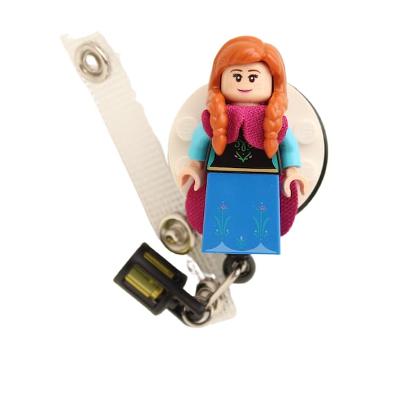 Anna™ Badge Reel Made With LEGO® Minifigure™ Pediatric ID Badge