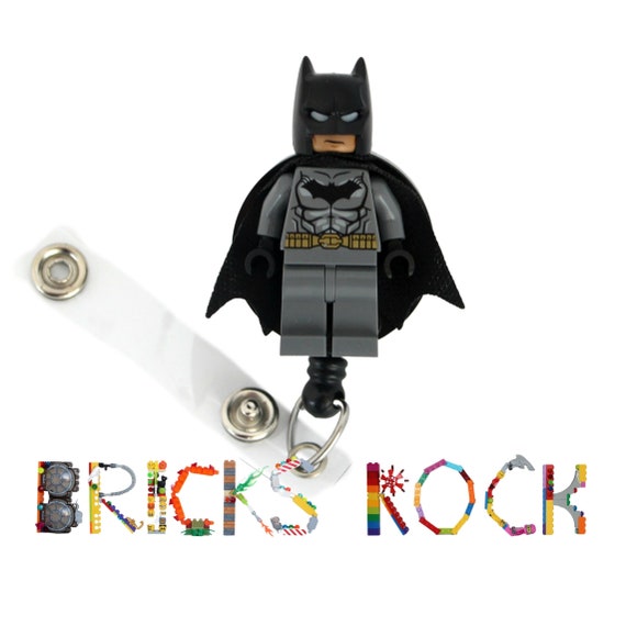 Batman™ Badge Reel Made With LEGO® Minifigure™ Pediatric ID Badge