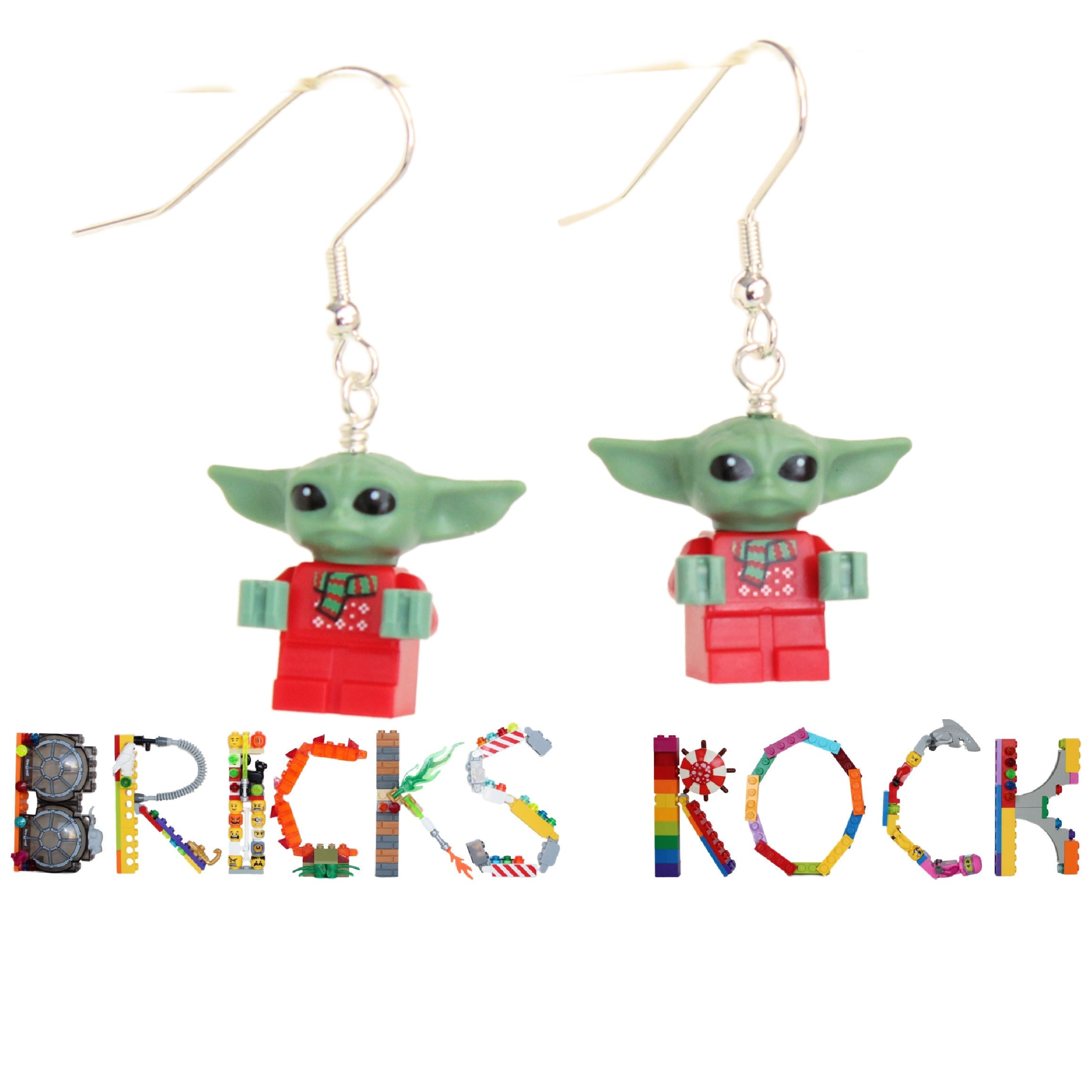 The Child™ From the Mandalorian™ Earrings Made With LEGO® Minifigures™ Baby  Yoda™ Grogu™ Star Wars™ Christmas Grogu -  Sweden