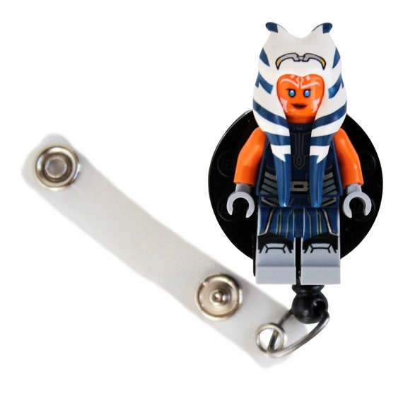 Ahsoka™ Badge Reel Made With LEGO® Minifigure™ Pediatric ID Badge Holder  Star Wars© 