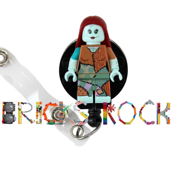 Sally™ Badge Reel Made With LEGO® Minifigure™ Pediatric ID Badge Holder  Holiday Christmas A Nightmare Before Christmas™ 