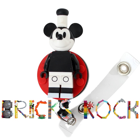 Mickey Mouse™ Badge Reel Made With LEGO® Minifigure™ Pediatric ID Badge  Holder Vintage Version -  Canada