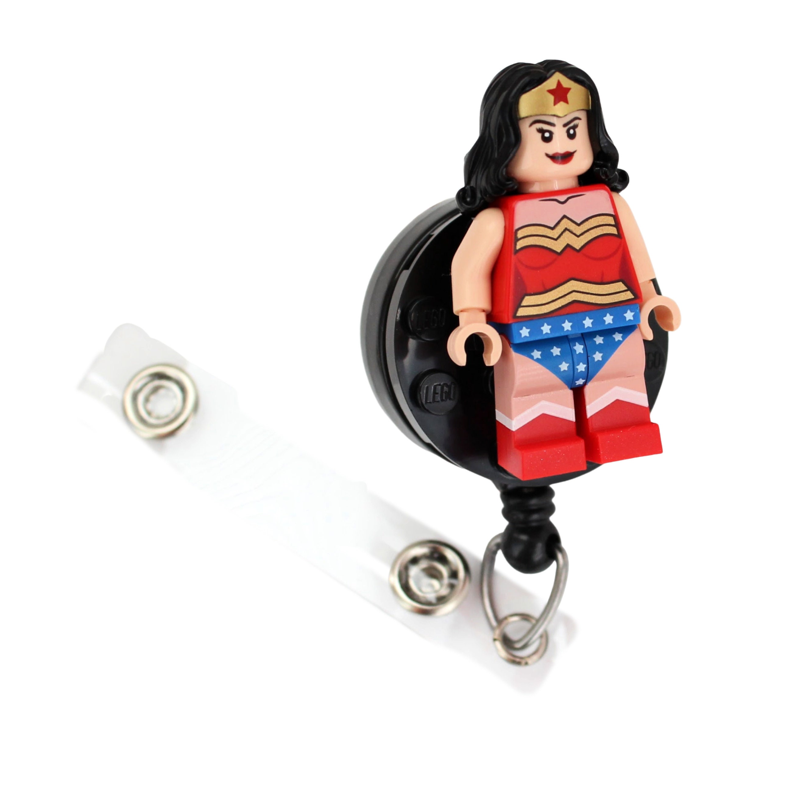 Wonder Woman™ Badge Reel Made With LEGO® Minifigure™ -  Ireland