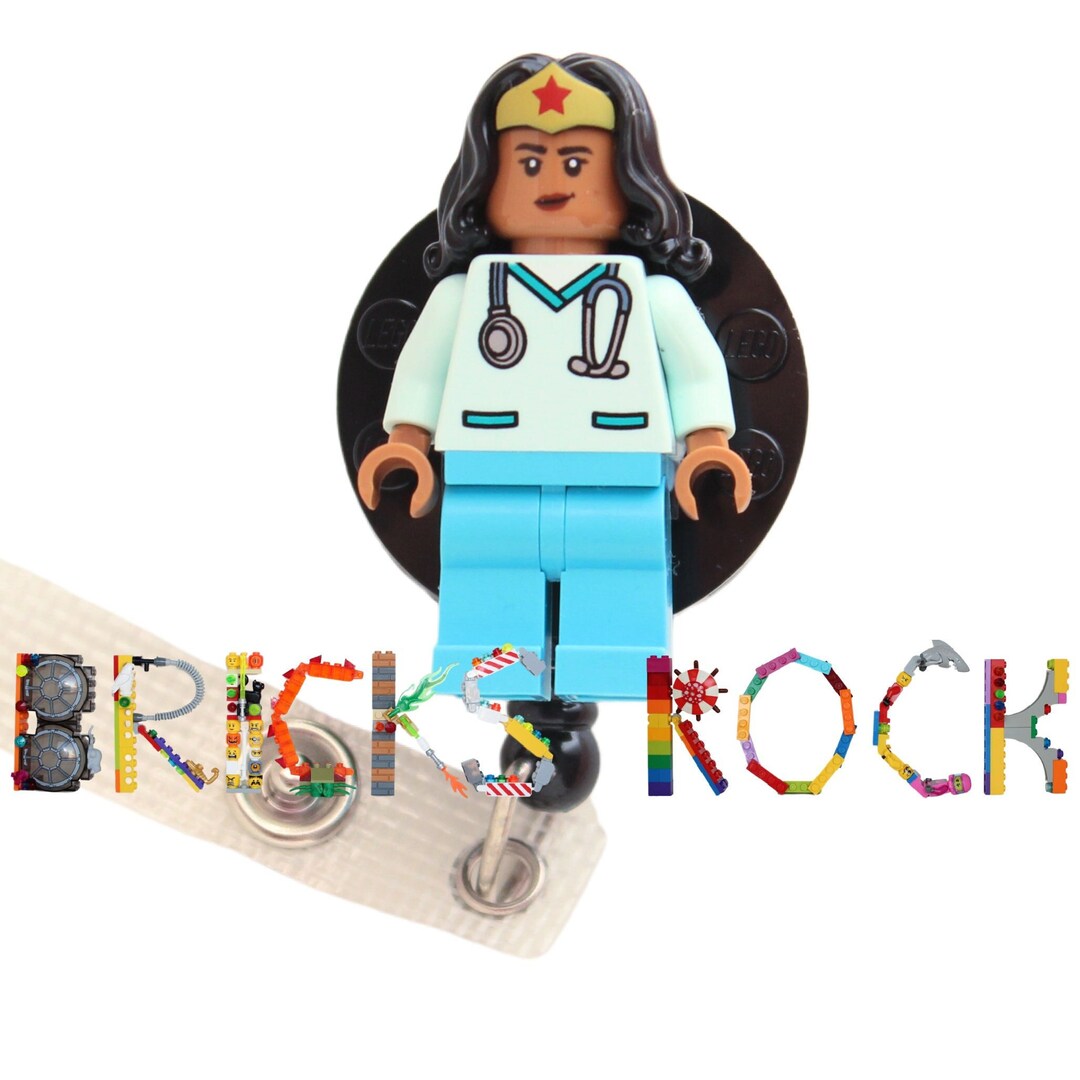 Thor™ Badge Reel Made With LEGO® Minifigure™ Pediatric ID Badge