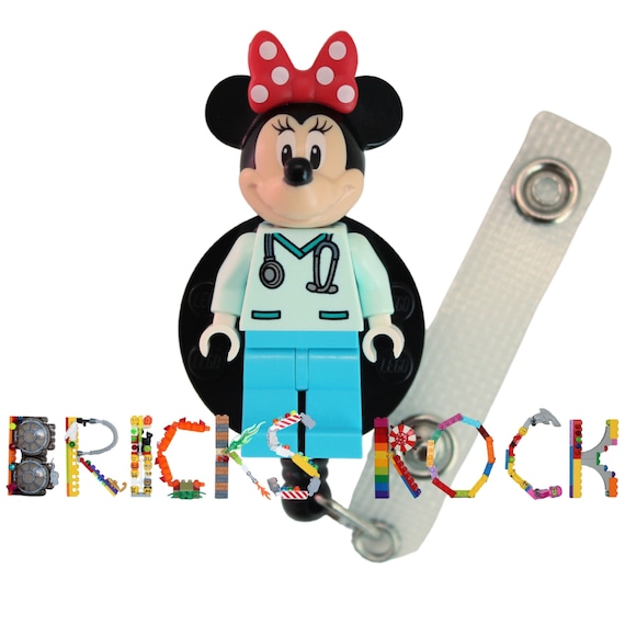 Minnie Mouse™ Nurse Doctor Scrubs Badge Reel Made With LEGO® Minifigure™ Pediatric  ID Badge Holder -  Canada