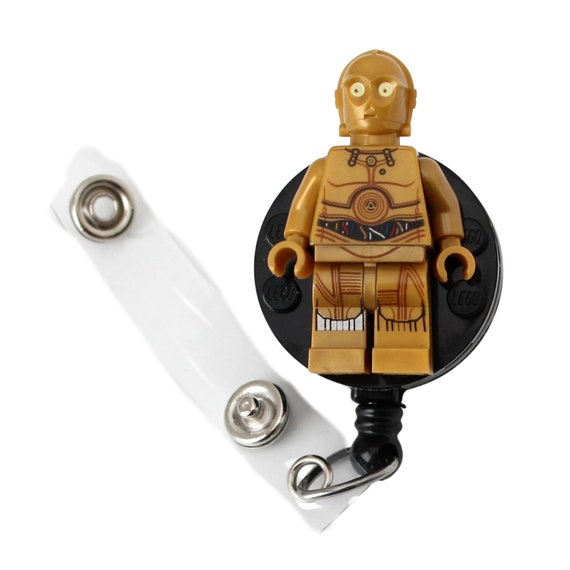 C3P0™ - Badge Reel Made With LEGO® - ID Badge Holder - Star Wars