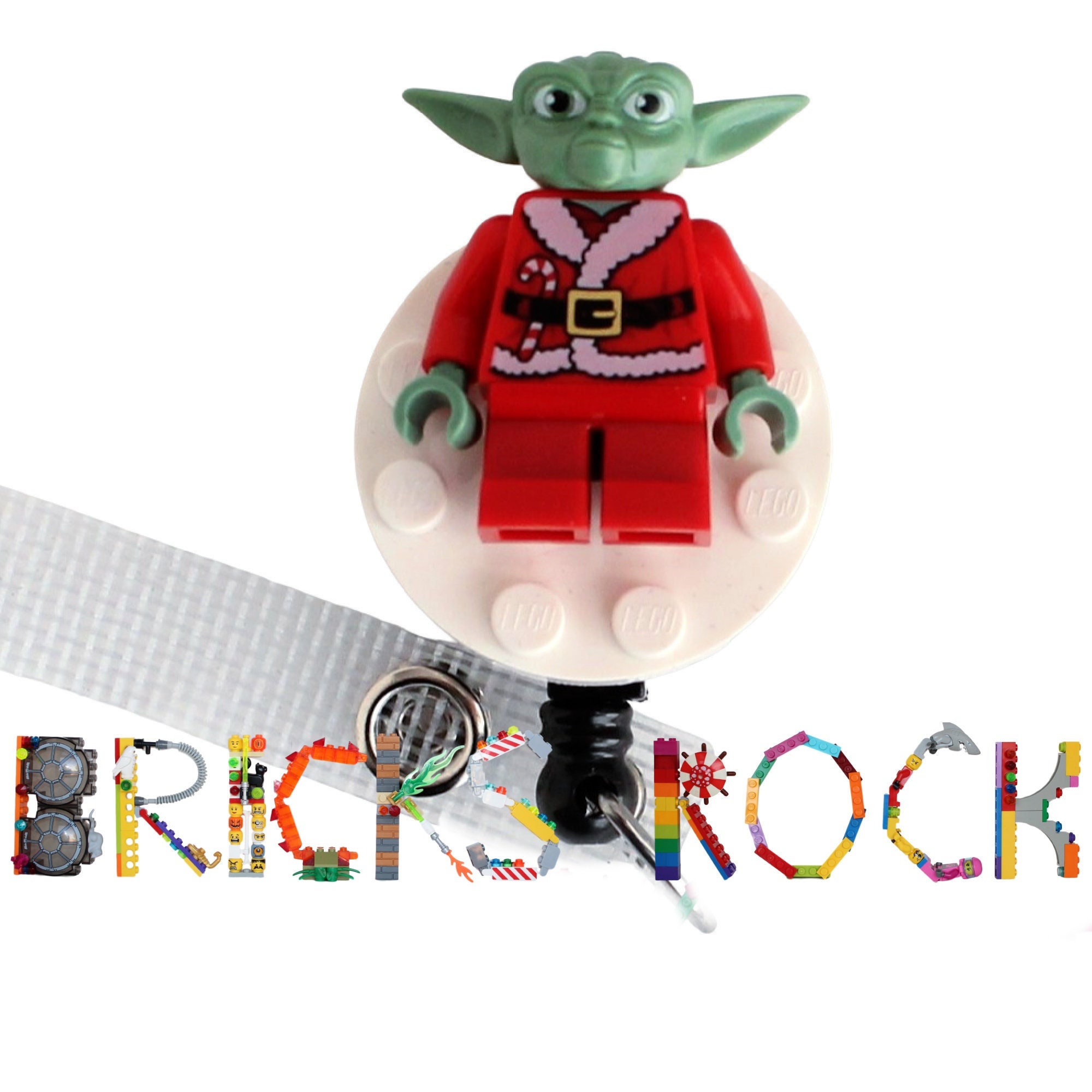 Lego Star Wars MINIFIGURE Santa Yoda With Backpack 