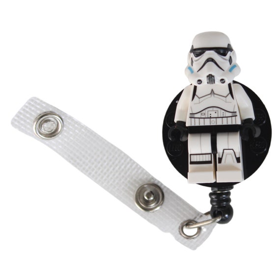 Stormtrooper™ Badge Reel Made With LEGO® Minifigure™ Pediatric ID Badge  Holder Star Wars© 