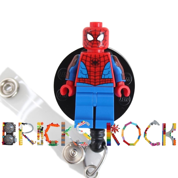 Spider-Man™ - Badge Reel made with LEGO®  Pediatric - ID Badge Holder - Superhero