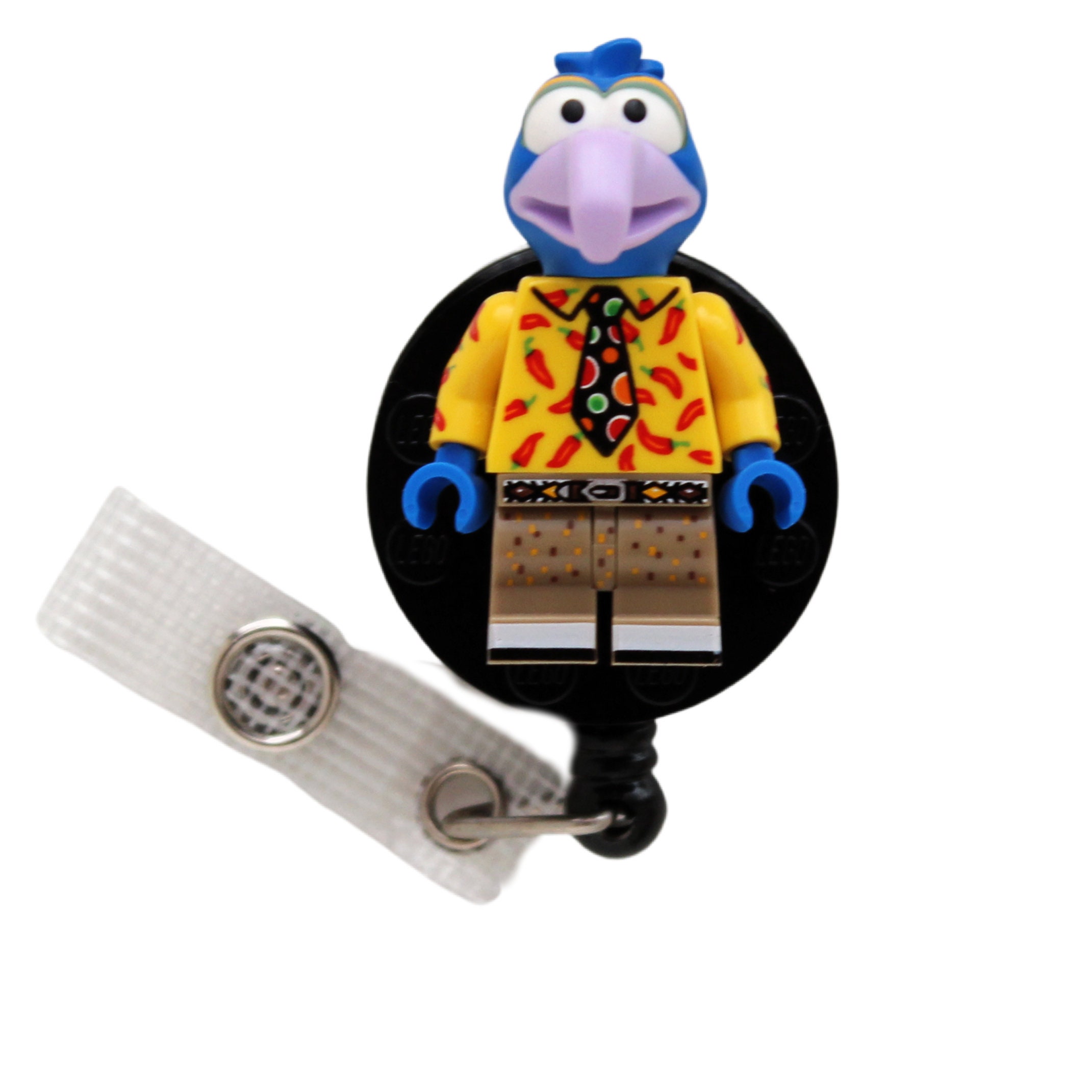 Gonzo™ Badge Reel Made With LEGO® Minifigure™ Pediatric ID Badge Holder the  Muppets™ -  New Zealand