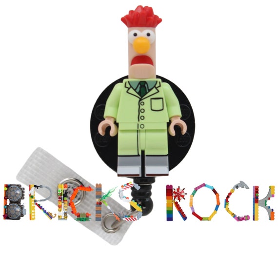 Beaker™ Badge Reel Made With LEGO® Minifigure™ Pediatric ID Badge