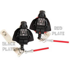 Darth Vader™ Badge Reel made with LEGO® Minifigure™ Pediatric ID Badge Holder Star Wars© image 4