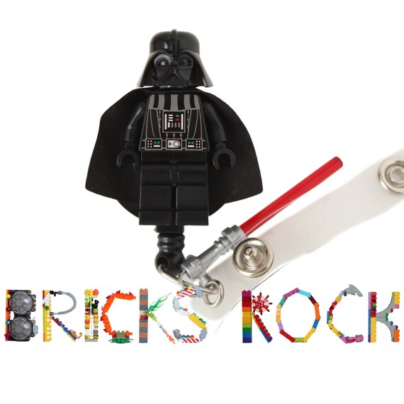 Darth Vader™ Badge Reel Made With LEGO® Minifigure™ Pediatric ID
