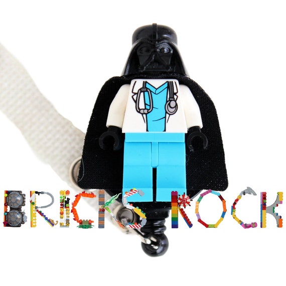 Darth Vader™ Nurse Doctor Scrubs Badge Reel Made With LEGO® Minifigure™  Pediatric ID Badge Holder Star Wars© -  Sweden