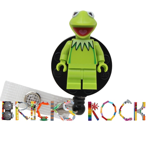 Kermit the Frog™ Badge Reel Made With LEGO® Minifigure™ Pediatric ID Badge  Holder the Muppets™ -  Ireland