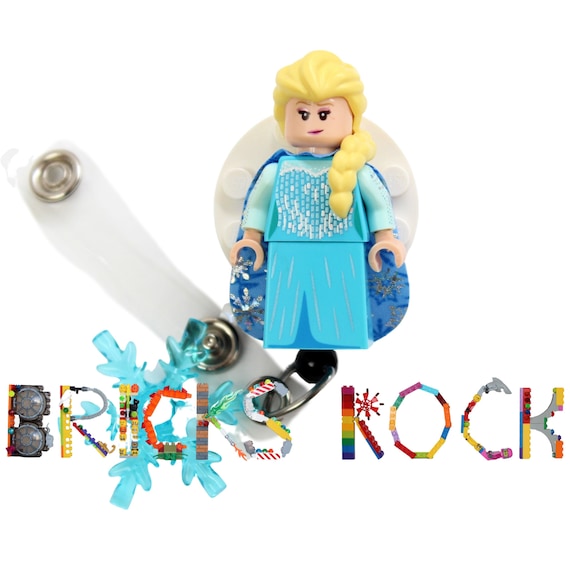 Elsa™ Badge Reel Made With LEGO® Minifigure™ Pediatric ID Badge