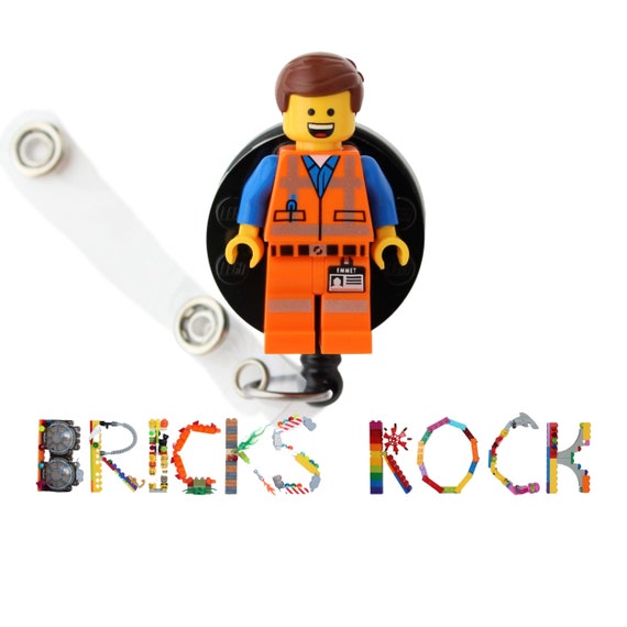 Emmet™ Badge Reel Made With LEGO® Minifigure™ Pediatric ID Badge Holder the  LEGO Movie™ -  Canada