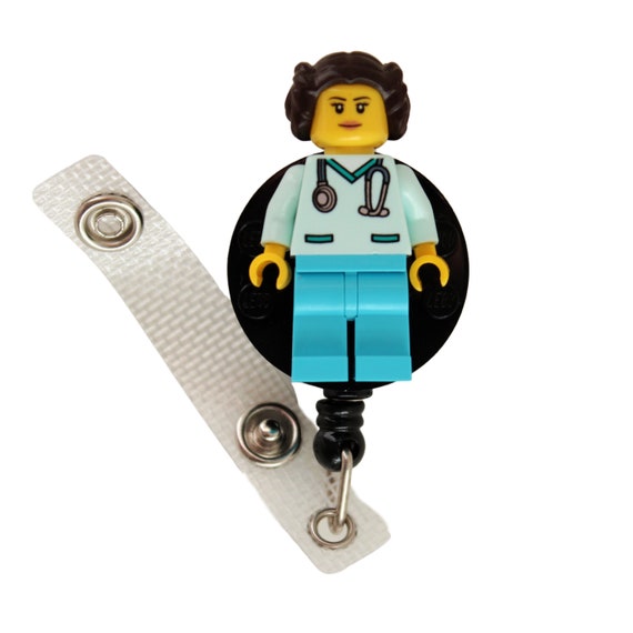 Buy Princess Leia™ Nurse Doctor Scrubs Badge Reel Made With LEGO®  Minifigure™ Pediatric ID Badge Holder Star Wars© Online in India 