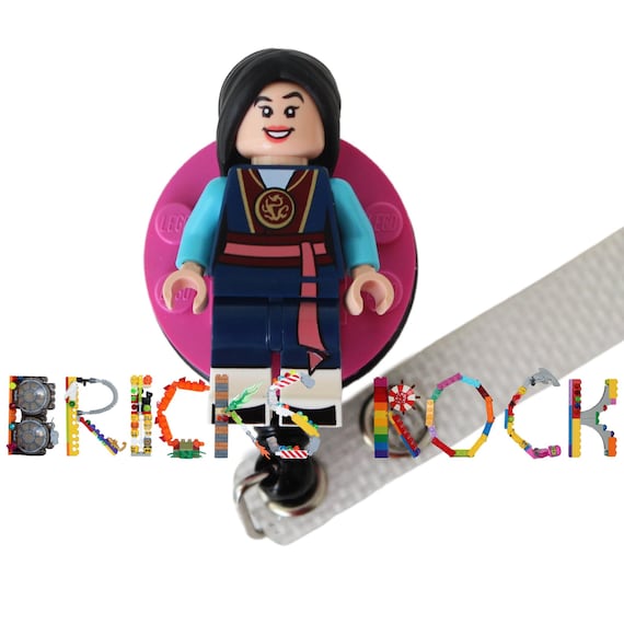 Mulan Badge Reel Made With LEGO Minifigure Pediatric ID Badge Holder Etsy Canada