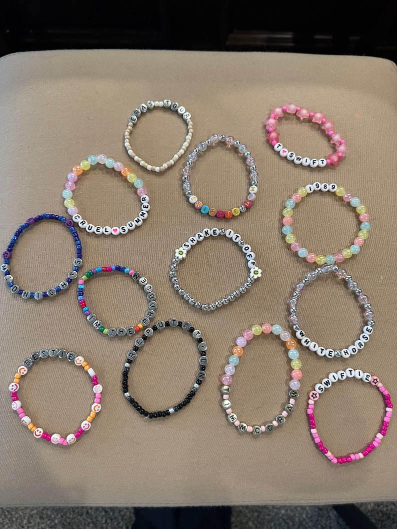 Taylor Swift Friendship Bracelets 5pack Etsy