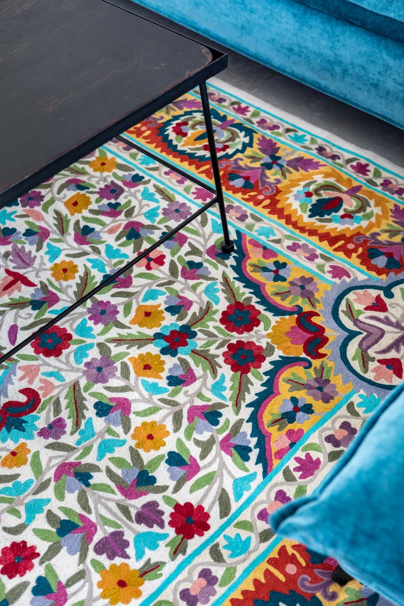 5x8 gz psycholoog klinisch hic kasrapersianrugs 6X9 Mandala rug very colorful wool rug. Great as living room | Etsy