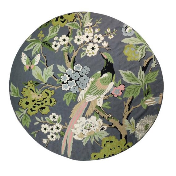 5 Ft Round Grey Rug Very Contemporary Wool Looking 5 Ft Round Grey Rug Very Contemporary, Contemporary Round Rugs