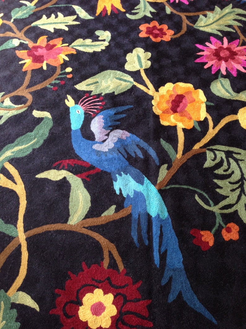 bohemian home living room rug