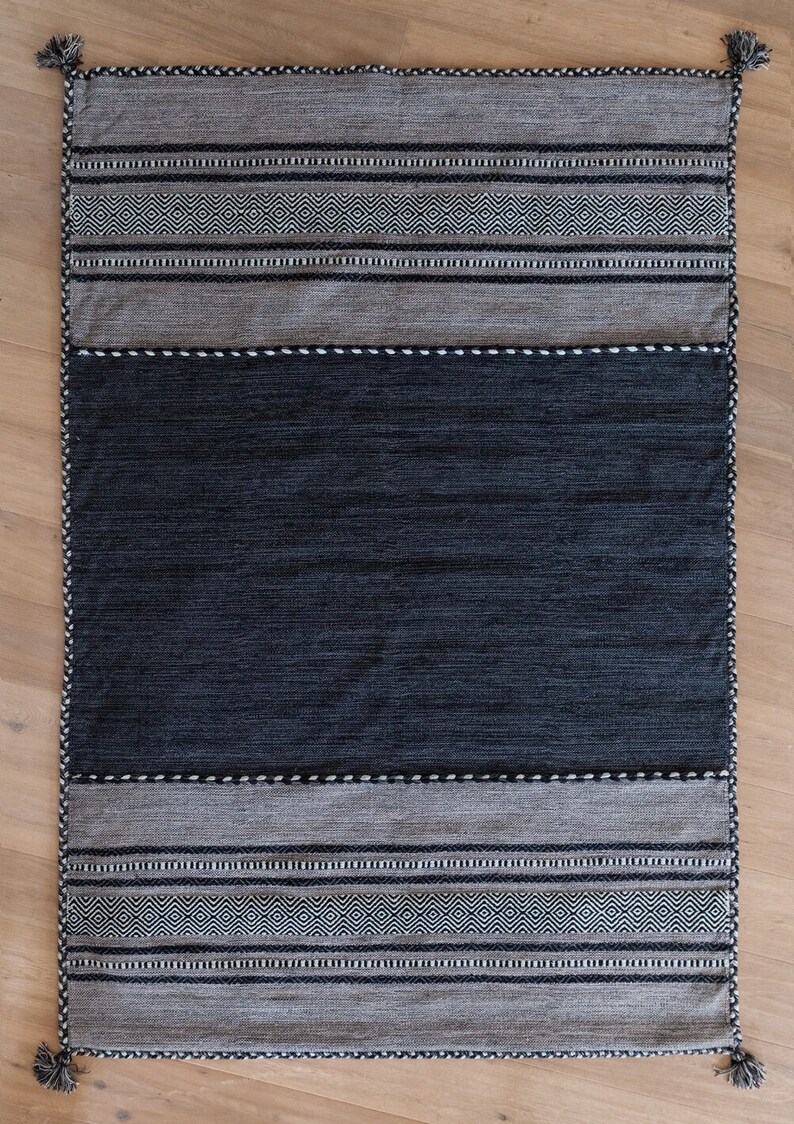 Grey Rugblack Area Rug4x6 Rugchildren Rugs5x8 Image 0