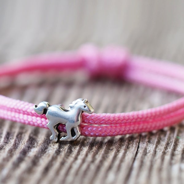 Kleines Geschenk Mädchen Einschulung, Armband Pferd