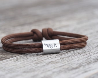 Bracelet with engraving, gift musician, embossing for example guitar