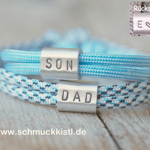 Personalisierte Armbänder, Geschenk Partner, Hochzeitsgeschenk, Partnerarmband Bild 10