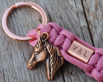 Keychain horse, personalized gift for children