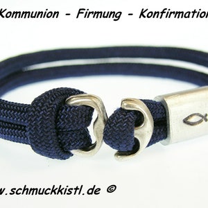 Armband, Geschenk Kommunion, Geschenk Firmung, Geschenk Konfirmation, Geschenk Junge, Geschenk Taufe, Geschenk Mädchen Taufe, Kinderarmband Bild 1