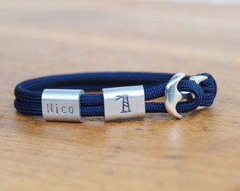 Anchor bracelet for communion, confirmation, confirmation or baptism, gift for boys