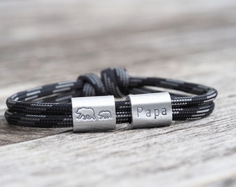 Bracelet for the expectant dad, gift for 1st Father's Day