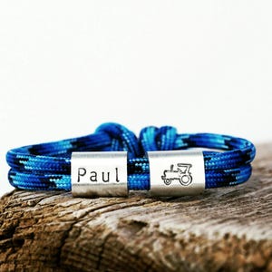 Armband mit Gravur für Jungs als Geschenk zur Einschulung