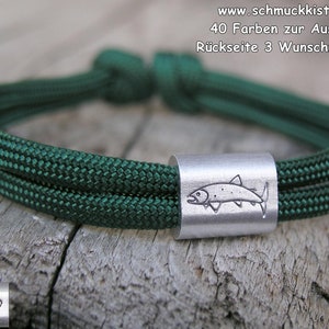 Armband Geschenk Junge, Mann Alu beidseitig