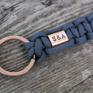 Keychain for men, birthday gift for best friend Kupfer einseitig