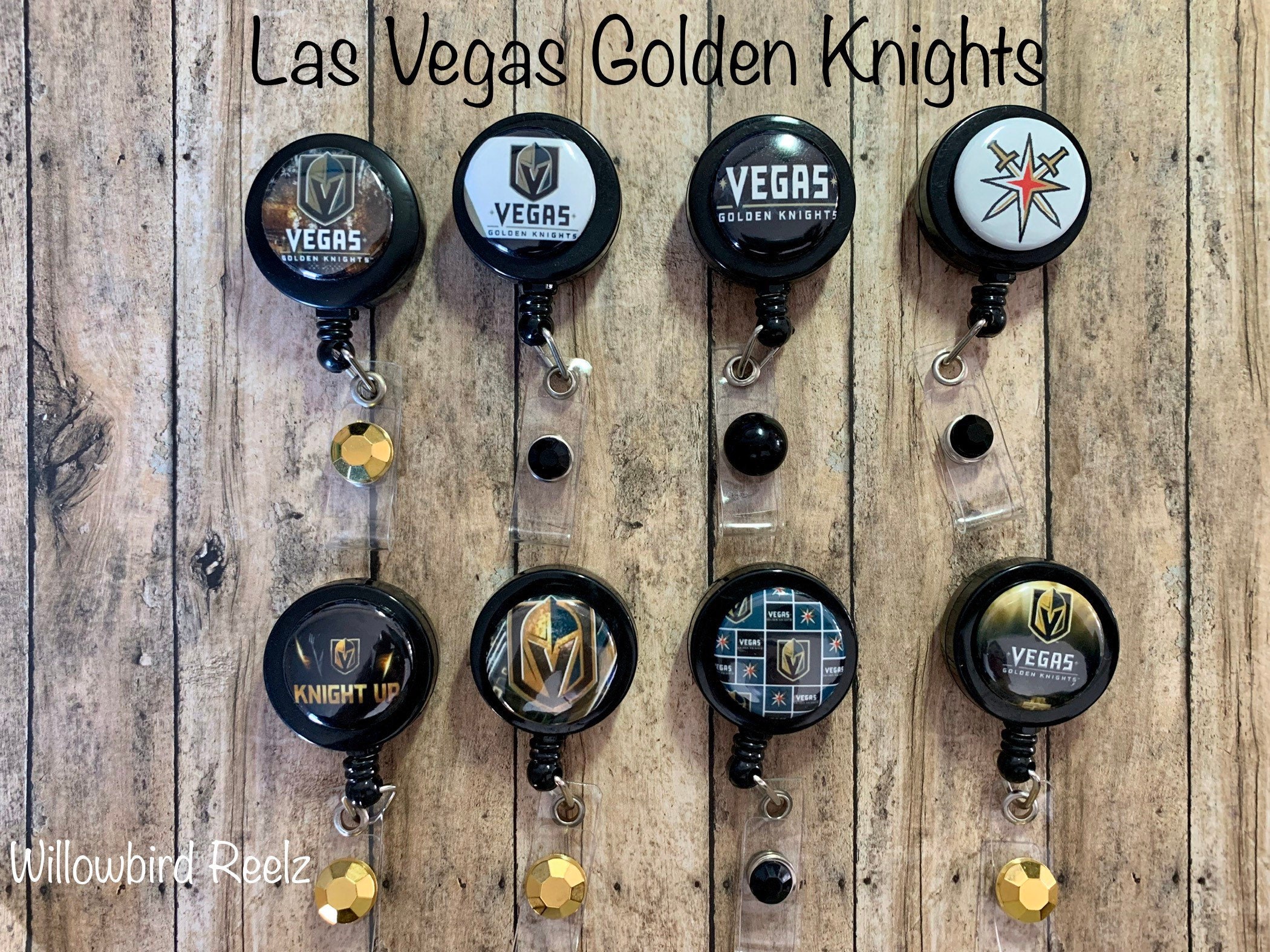 Vegas Golden Knights Retractable Badge ID Holder - Vegas Sports Shop