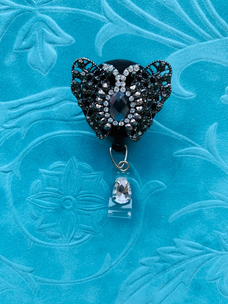 Badge ReelBadge Holder-Butterfly rhinestone Nurse Retractable ID Badge ReelDoctor Badge ReelNurse Badge HolderNursing Student Gifts