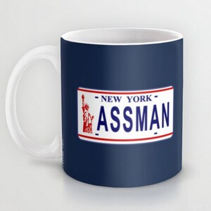 Assman License Plate 11 oz or 15 oz Ceramic Mug image 2