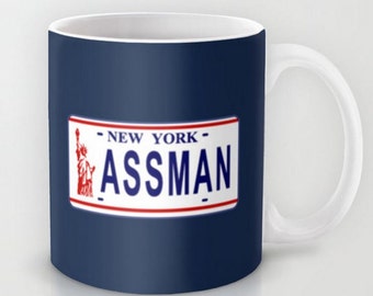 Assman License Plate -  - 11 oz or 15 oz Ceramic Mug