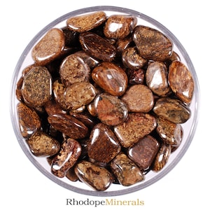 Bronzite Tumbled Stone, Bronzite, Tumbled Stones, Stones, Crystals, Rocks, Gifts, Gemstones, Gems, Zodiac Crystals, Healing Crystals, Favors