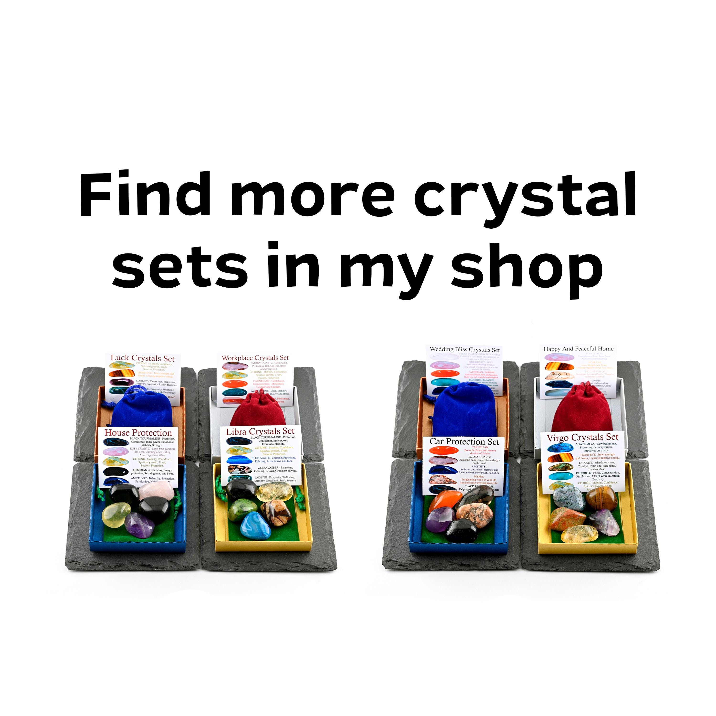 Money Attract Crystals Set, Money Attract, Crystals Set, Citrine