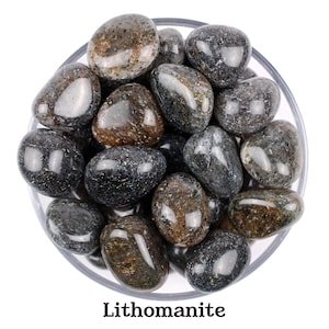 RARE! Lithomanite Tumbled Stone, Unique Natural Collector Gemstone, Earth Energy And Grounding Stone image 1