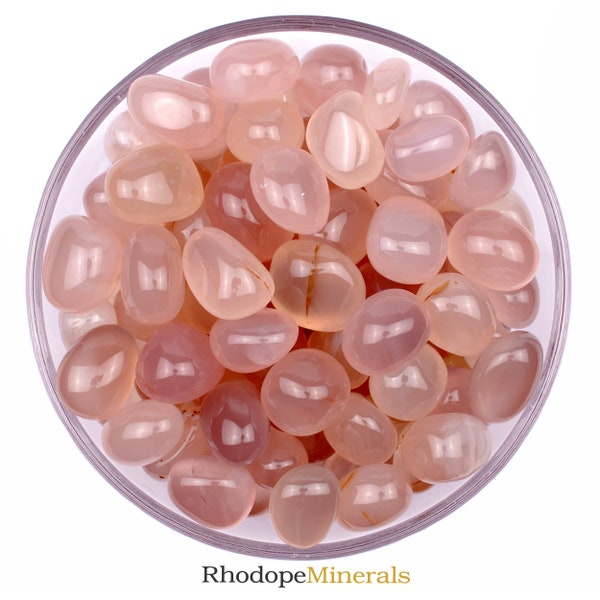 Pink Chalcedony Tumbled Stone, Pink Chalcedony, Tumbled Stones, Pink Chalcedony, Chalcedony, Stones, Crystals, Rocks, Gifts, Gemstones, Gems