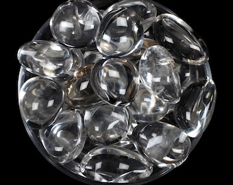 Clear Quartz Tumbled Stone, Master Healer And Energy Amplifier, Ritual Gem