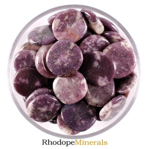 Lepidolite Palm Stone, Lepidolite, Palm Stones, Smooth Stones, Stones, Crystals, Rocks, Gifts, Gemstones, Gems, Zodiac Crystals, Healing