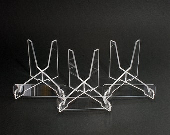Set van 3 displaystandaard voor kristallen, ezelhouder, minivoetstuk voor mineraalmonsters
